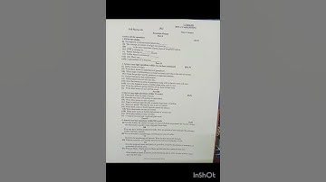 Sambalpur University:+3 3rd Sem Botany Hons paper-6(2022)