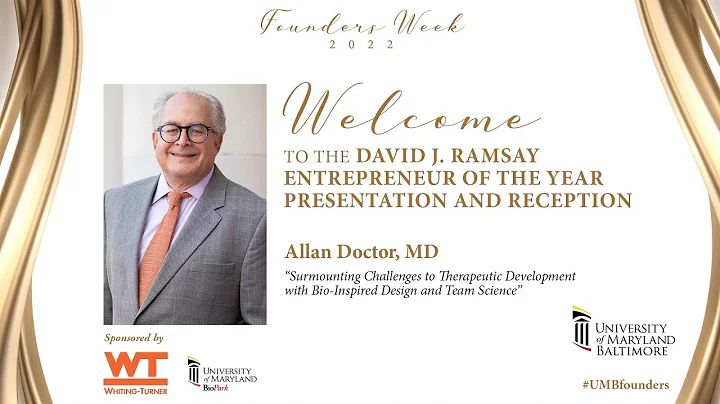 2022 UMB Entrepreneur of the Year Allan Doctor, MD