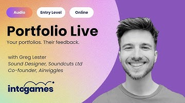 Portfolio Live - Gameplay Audio - Greg Lester