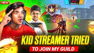 🔥 KID STREAMER 👦 TRIED TO JOIN MY GUILD 😱 | 1 vs 4 CLUTCH 🔥 | FREE FIRE TELUGU #dfg #freefire screenshot 5