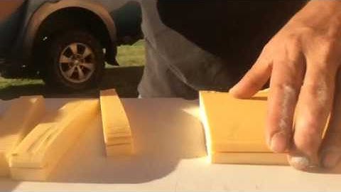 Rock breaker foam cutting