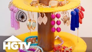 Easy Does It: DIY Jewelry Holder Made From Plates | HGTV