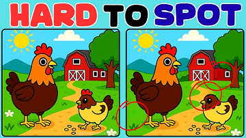 Spot The Difference: Not Easy To Spot! Harder Than You Think! [Find The Difference🤔]