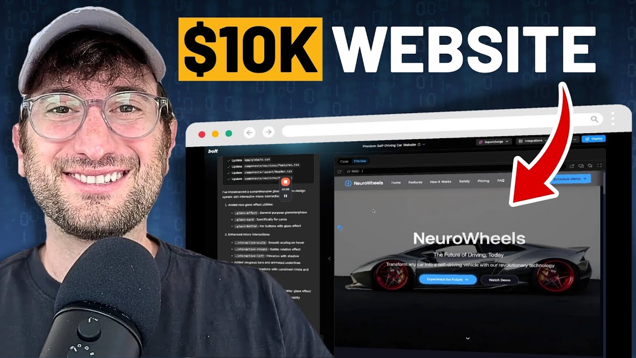 How to build a $10k website with AI