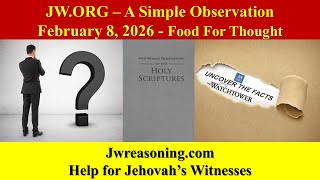 Jw - A Simple Observation - February 8, 2026