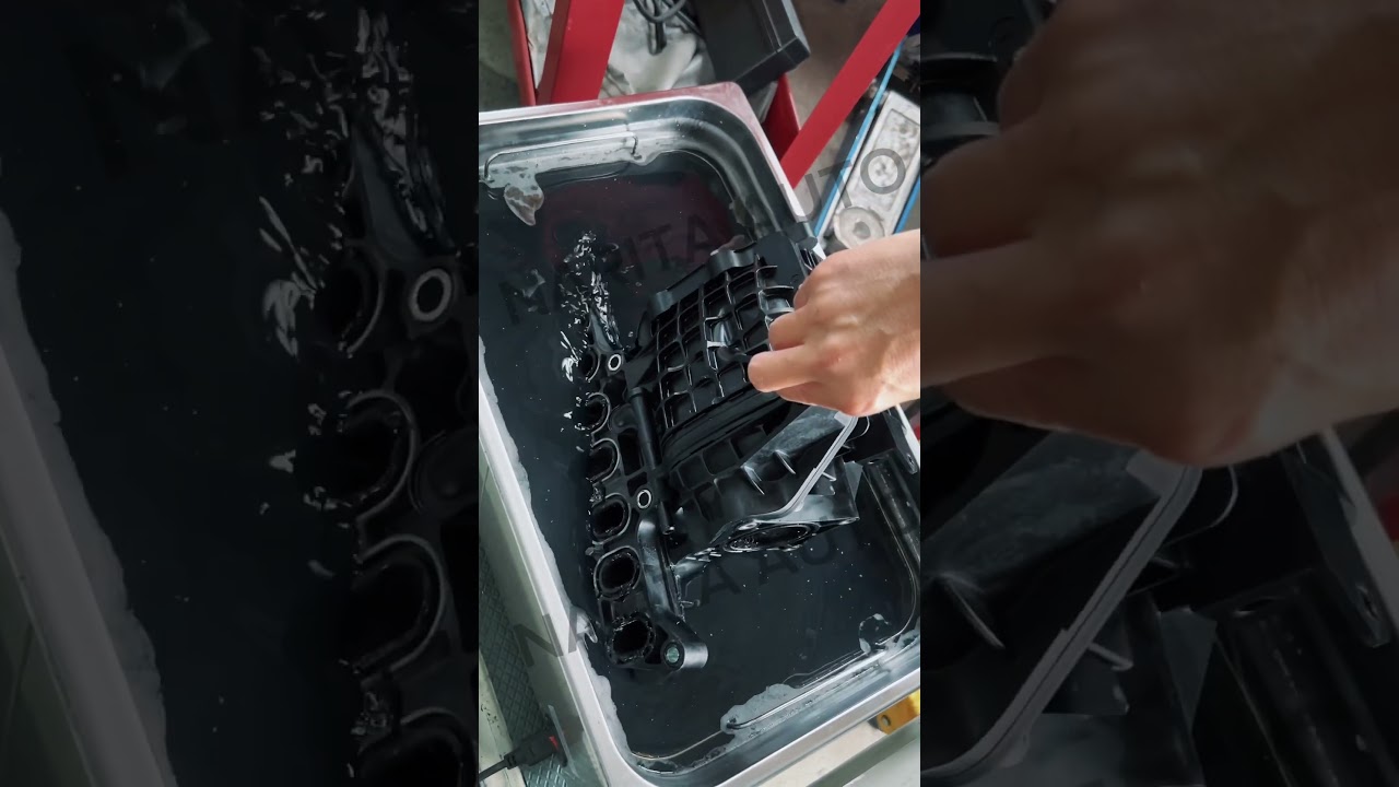 MAZDA 1.5 diesel engine intake manifold ultrasonic cleaning! 