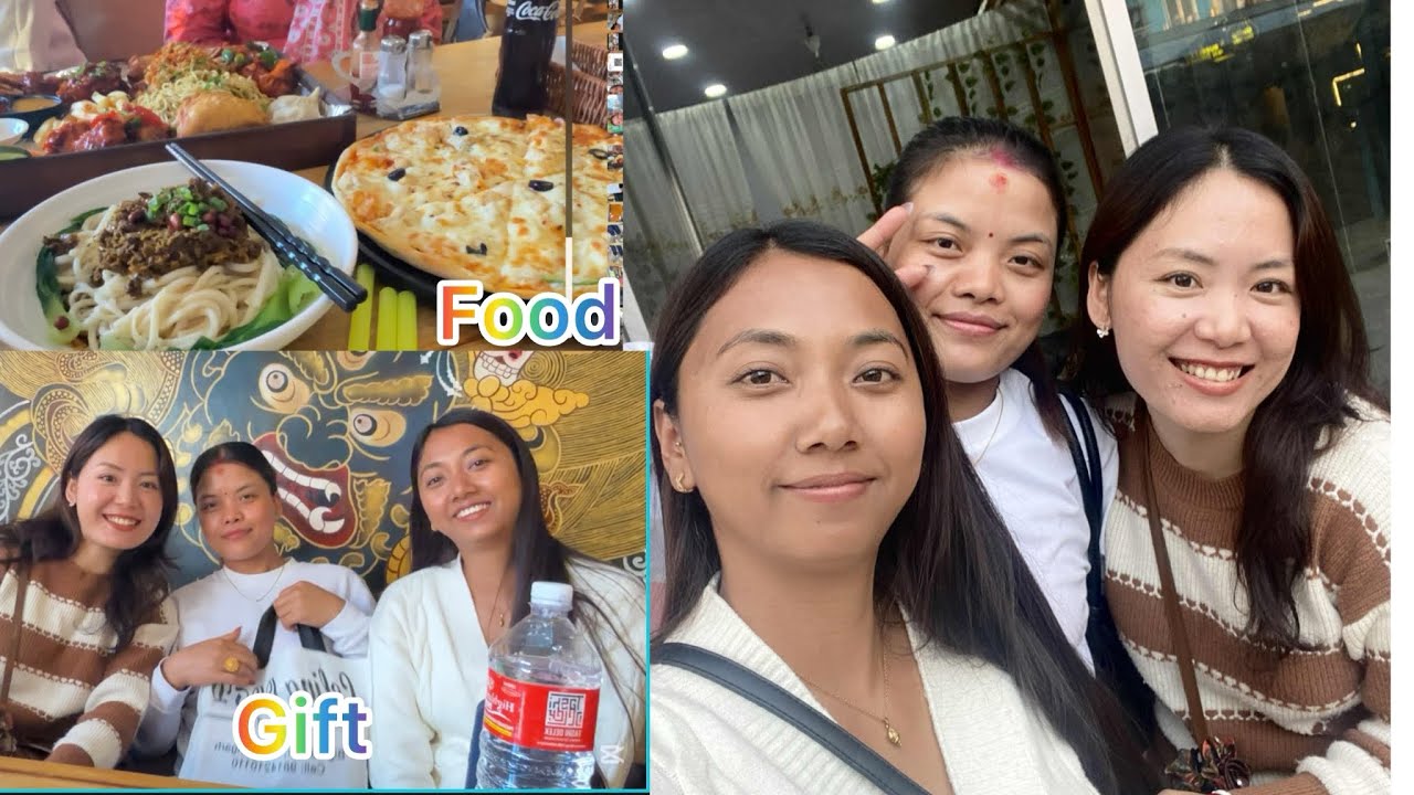 Day out with friends 👯‍♀️ // Gifts / food / shopping 🛍️ / Ambika Gurung 