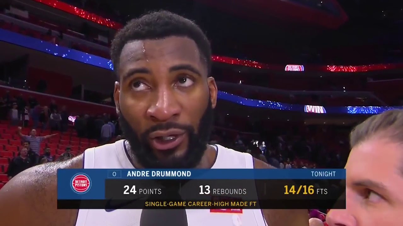 Best and worst of Andre Drummond's time in Detroit