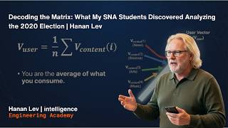 Decoding the Matrix: What My SNA Students Discovered Analyzing the 2020 Election | Hanan Lev