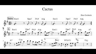 【Backing Track】Cactus / Hiram Bullock【Score】