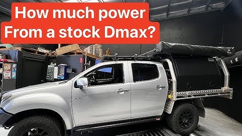 How much power does a Isuzu Dmax 4JJ1 get when tuned?