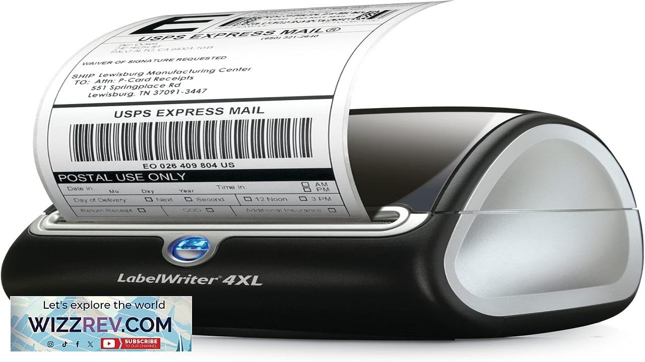 DYMO LabelWriter 4XL Shipping Label Printer Prints 4x6 Extra Large Shipping Labels