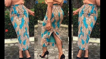 How to Cut and Sew a Dartless Pencil Skirt with Hip / butt Allocation..