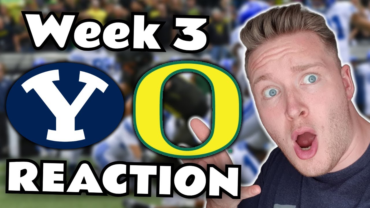 Swedish Soccer Fan Reaction to #12 BYU vs #25 Oregon | 2022 College Football Highlights