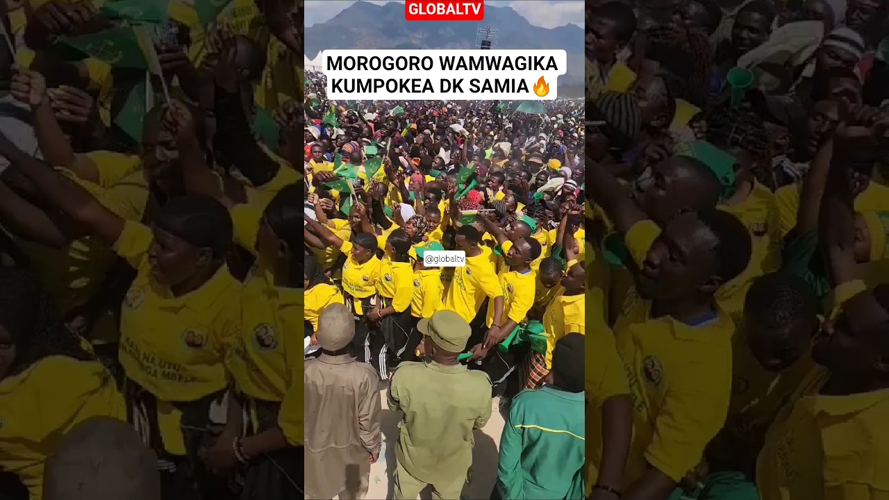 MOROGORO WAMWAGIKA KUMPOKEA DK SAMIA🔥 