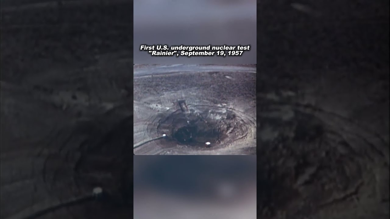 First U S Underground Nuclear Test