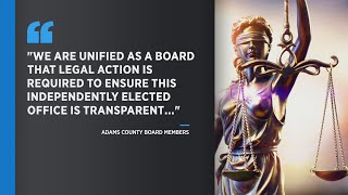 Adams County Is Having To Sue To Get A Look At Their Accouting Books
