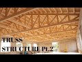 Production of wooden truss structure Pt.2 - On-Site Assembly