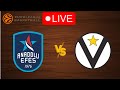 🔴 Live: Anadolu Efes vs Virtus Bologna | EuroLeague 2023-2024 | Live Play by Play Scoreboard