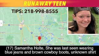Runaway Teen In Otter Tail County, MN