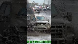 Taking my dads truck off road! 6.0 power stroke mud bogging!!! #jh #jhdiesel #jhdiesel4x4 #truck