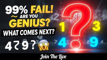 🧠 99% FAIL This Brain Test! Can You Solve It? | Genius Puzzle Challenge 🔥#braintest#livechannle