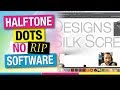 Halftone Dots No RIP Software CMYK Screen Printing