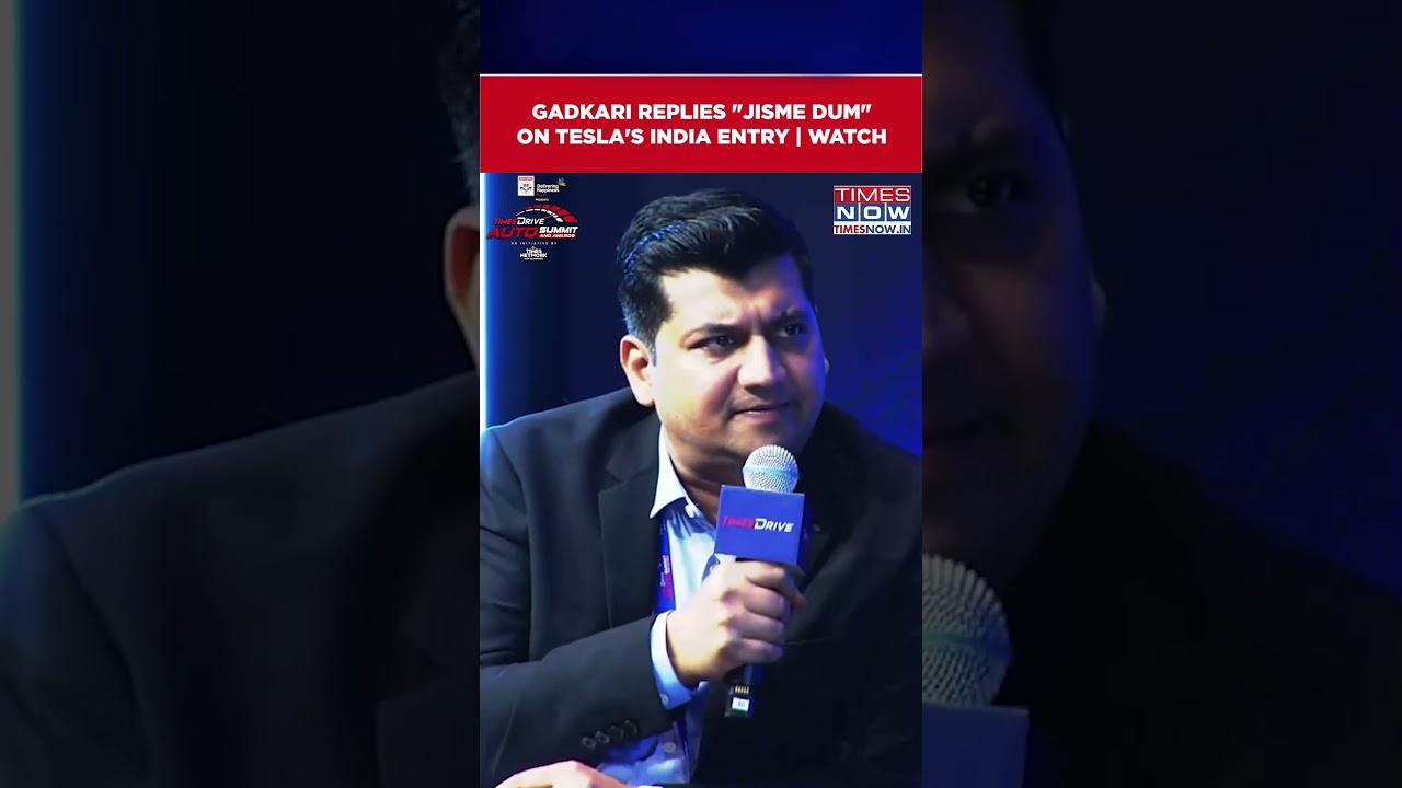 Watch: Nitin Gadkari's Response On Tesla Entering The Indian Automobile Market, Says... 