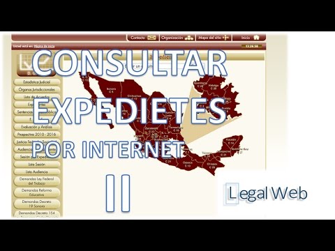 Localizar expedientes en juicios federale | tutorial | Web hukum