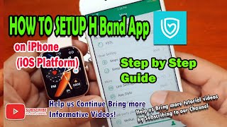 How to Setup H Band App on iPhone  (iOS platform) screenshot 5