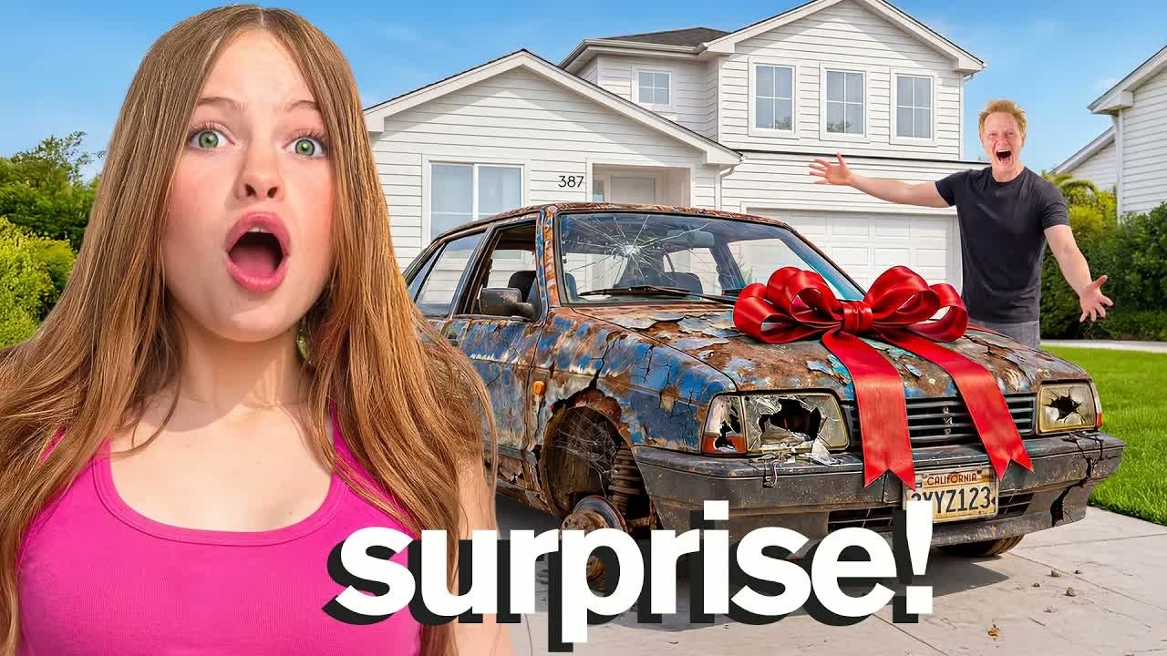 Jordan Matter! Surprising My Daughter With Her FIRST CAR