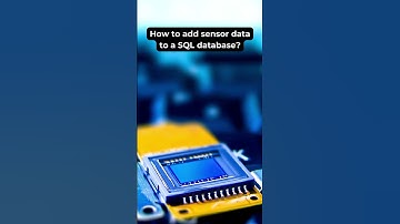 How to add sensor data to an SQL database? #technology #computersoftware #server #sensors #database