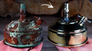 Extremely Old WW1 Trench Kerosene Lamp - Restoration
