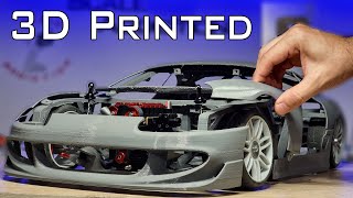Part 4 /  8th scale 3d printed supra with 2 cylinder engine project / Scale Addiction