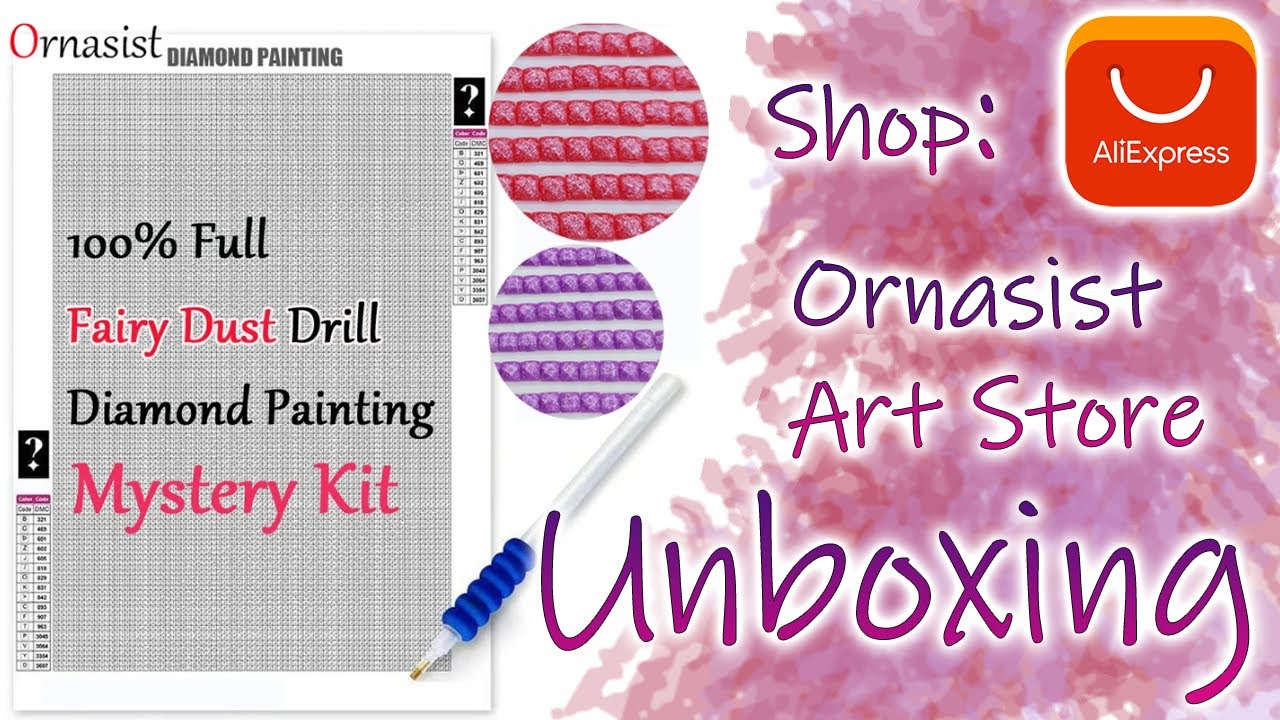 Diamond Painting | Wir testen - AliExpress Shop: Ornasist | Full Fairy Dust Mystery