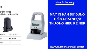 Máy in hạn sử dụng trên chai nhựa, hiệu REINER, xuất xứ Germany