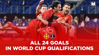 🇲🇰 Macedonia - All 24 Goals in World Cup Qualification ⚽