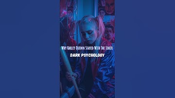 Why Harley Quinn Stayed With The Joker 🖤 Dark Psychology #shorts