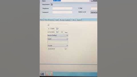 BioStar1:  Add user card