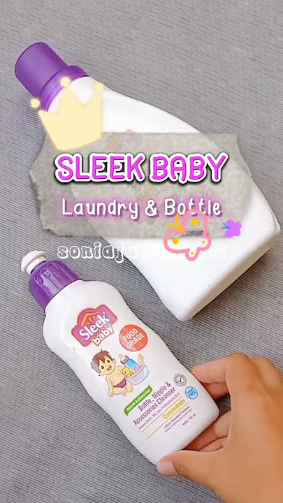 Sleek Baby Laundry Detergent & Bottle #sleekbaby #laundrydetergent #bottle #fypシ #racunshopee #spill