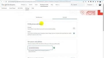 Blogspot Tubes : How Claim your public profile custom URL - How To Created Google Developer Profile