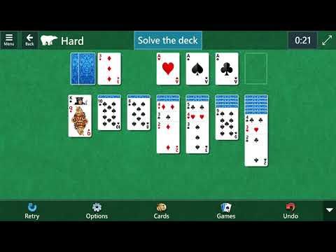 Microsoft Solitaire Collection: Klondike - Hard - July 22, 2022