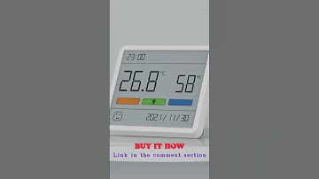 Digital LCD Indoor Clock Temperature Humidity Meter #technology #foryou #new #lifestyle #fyp