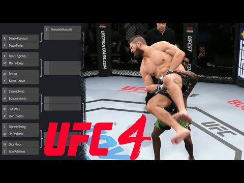 What if the UFC Had a Men’s Pound for Pound Tournament? - UFC 4