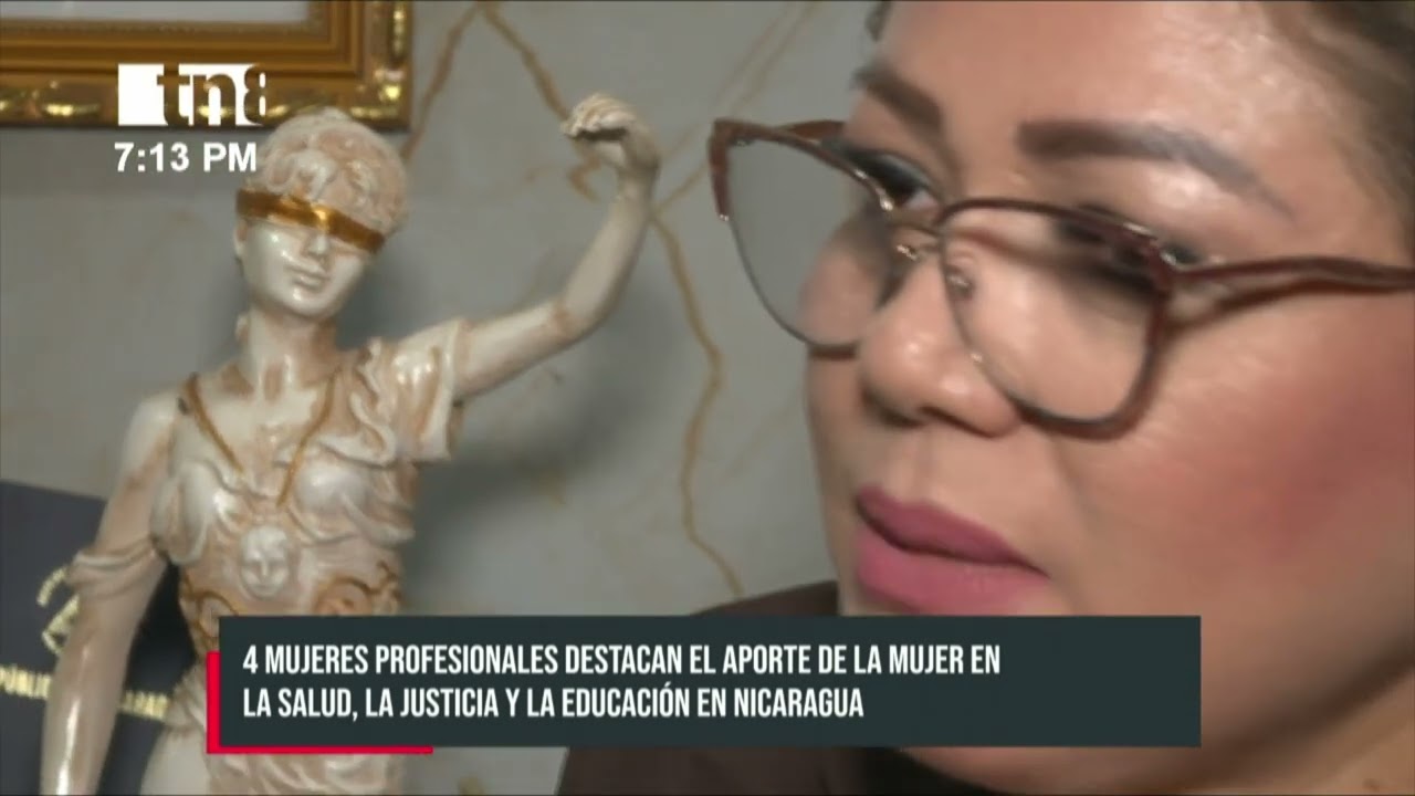 Mujeres profesionales resaltan el papel clave de la mujer en salud, justicia y educación