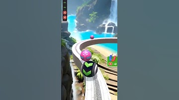 sky rolling ball.. #goingballs #gameplay #androidgames #rollingballs #speedrun