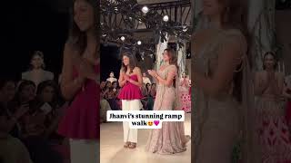 Jhanvi Kapoor Walks At India Couture Week For Jayanti Reddy....