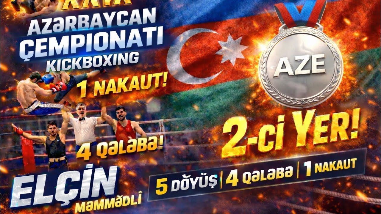 XXIX Azərbaycan Çempionatı, Məmmədli Elçin, 60 kq, 5 döyüş, 4 qələbə, II yer
