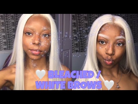 ???? Branqueado / WHITE EYEBROW TUTORIAL ???? - #BEAUTY #BLKK
