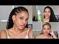 How to Tame the Frizz on your Locs using Mousse + Doing my edges